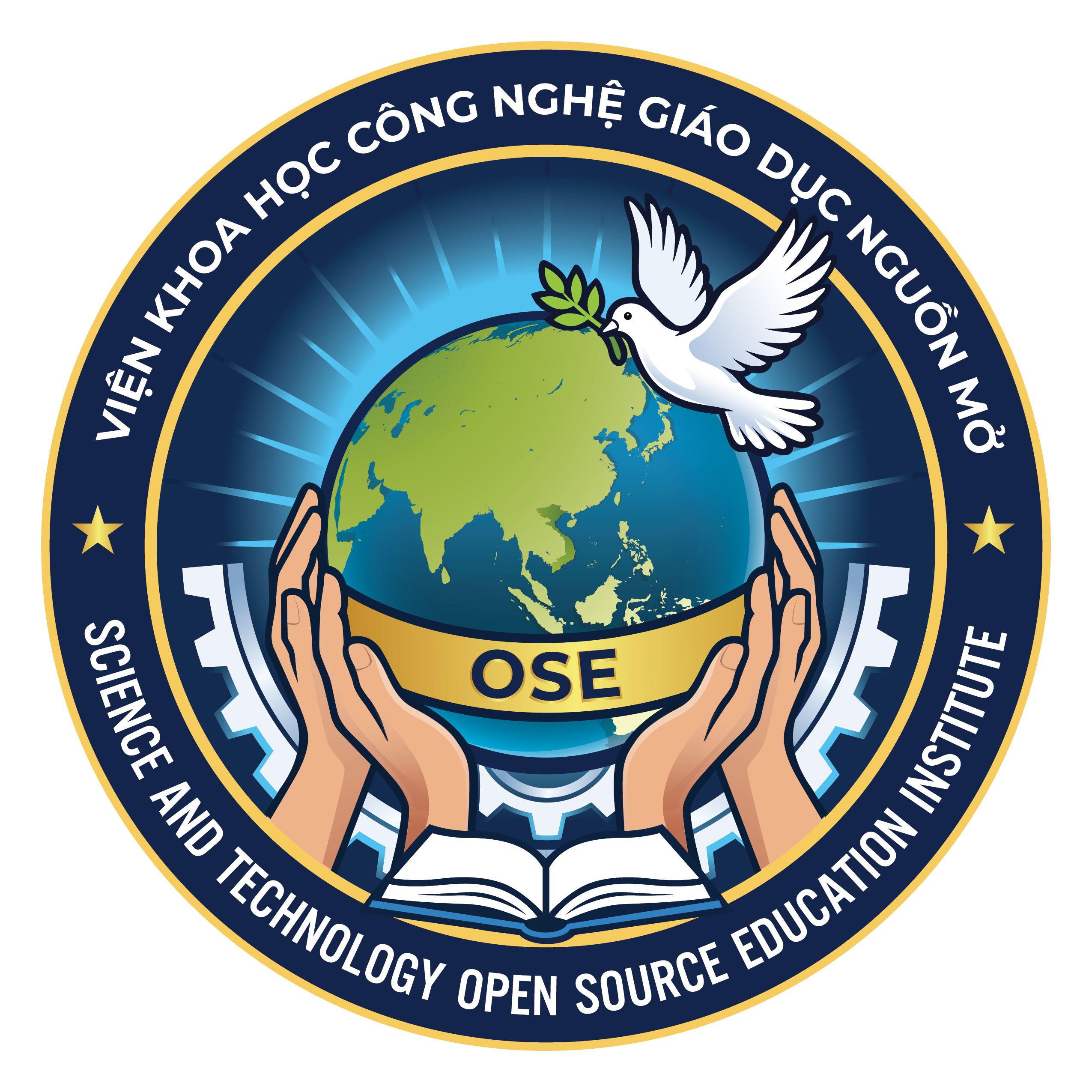Logo Viện Khoa học Công nghệ Giáo dục Nguồn mở (OSE)